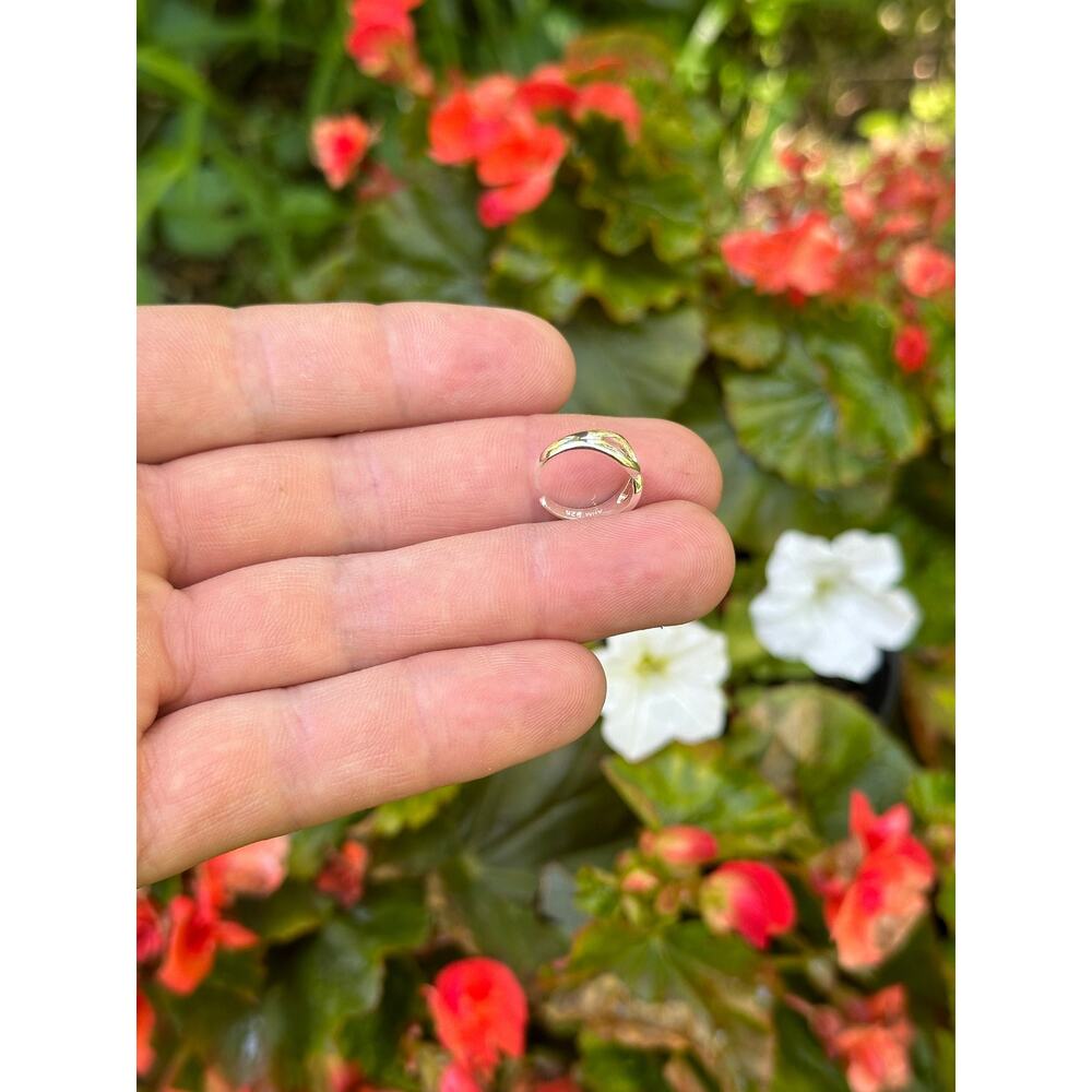 Sterling Silver Adjustable Infinity Loop Toe Ring - image 3